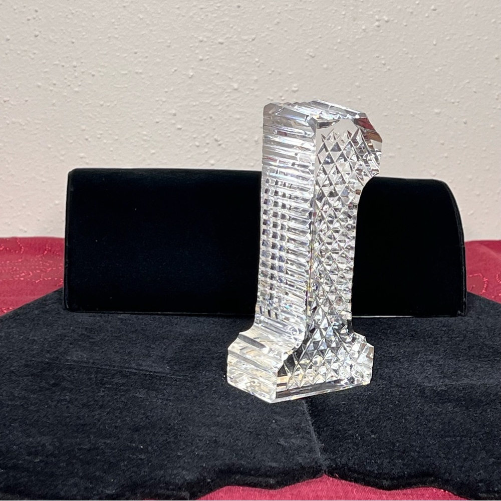 WATERFORD Crystal #1 Number Figure - MARKED